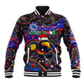 Merry Christmas AFL Adelaide Crows Baseball Jacket Aboriginal Santa Football Mascot
