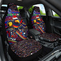 Merry Christmas AFL Adelaide Crows Car Seat Cover Aboriginal Santa Football Mascot