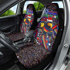 Merry Christmas AFL Adelaide Crows Car Seat Cover Aboriginal Santa Football Mascot