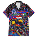 Merry Christmas AFL Adelaide Crows Family Matching Mermaid Dress and Hawaiian Shirt Aboriginal Santa Football Mascot