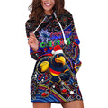 Merry Christmas AFL Adelaide Crows Hoodie Dress Aboriginal Santa Football Mascot