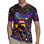 Merry Christmas AFL Adelaide Crows Rugby Jersey Aboriginal Santa Football Mascot