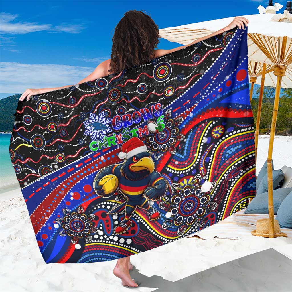 Merry Christmas AFL Adelaide Crows Sarong Aboriginal Santa Football Mascot