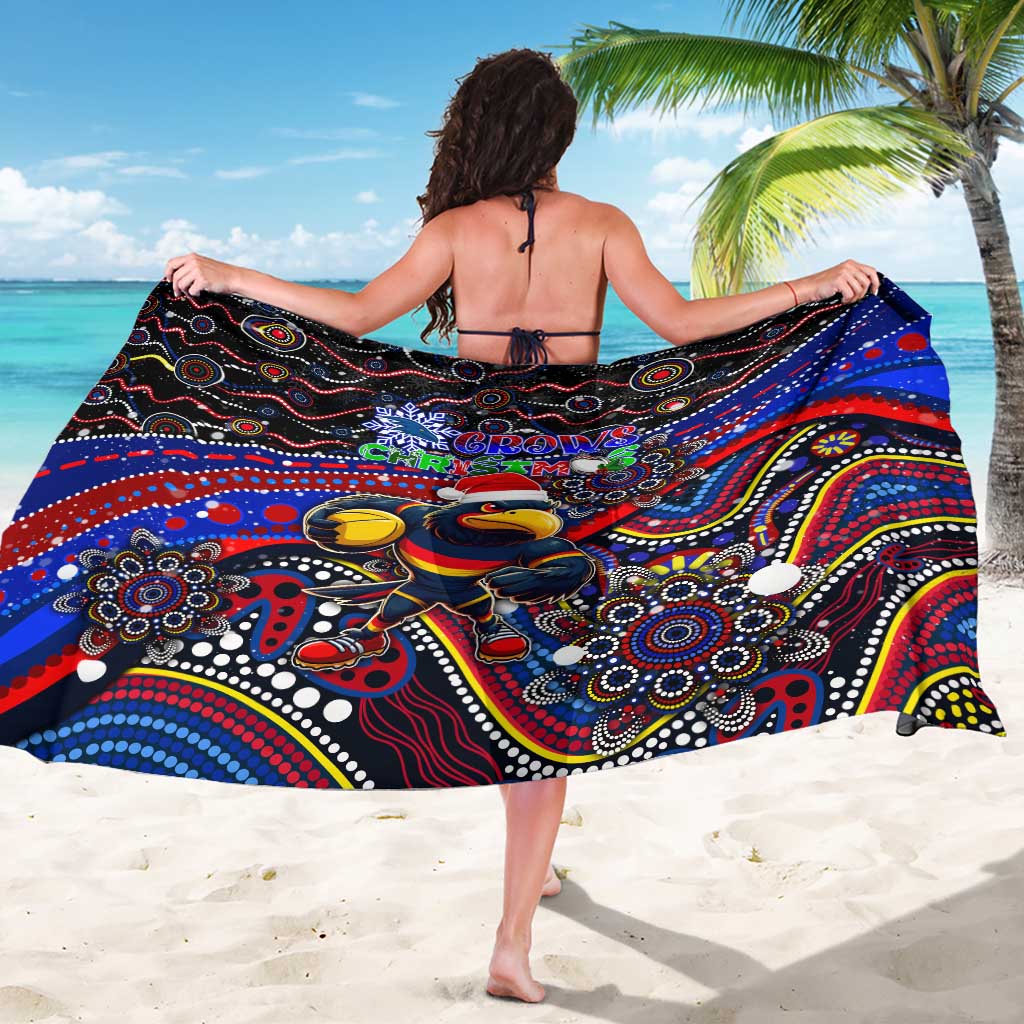 Merry Christmas AFL Adelaide Crows Sarong Aboriginal Santa Football Mascot