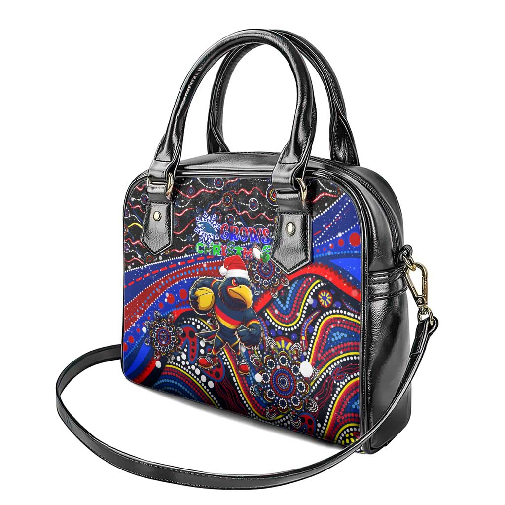 Merry Christmas AFL Adelaide Crows Shoulder Handbag Aboriginal Santa Football Mascot