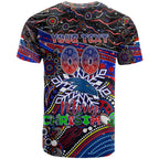 Merry Christmas AFL Adelaide Crows T Shirt Aboriginal Santa Football Mascot