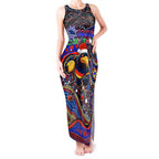 Merry Christmas AFL Adelaide Crows Tank Maxi Dress Aboriginal Santa Football Mascot
