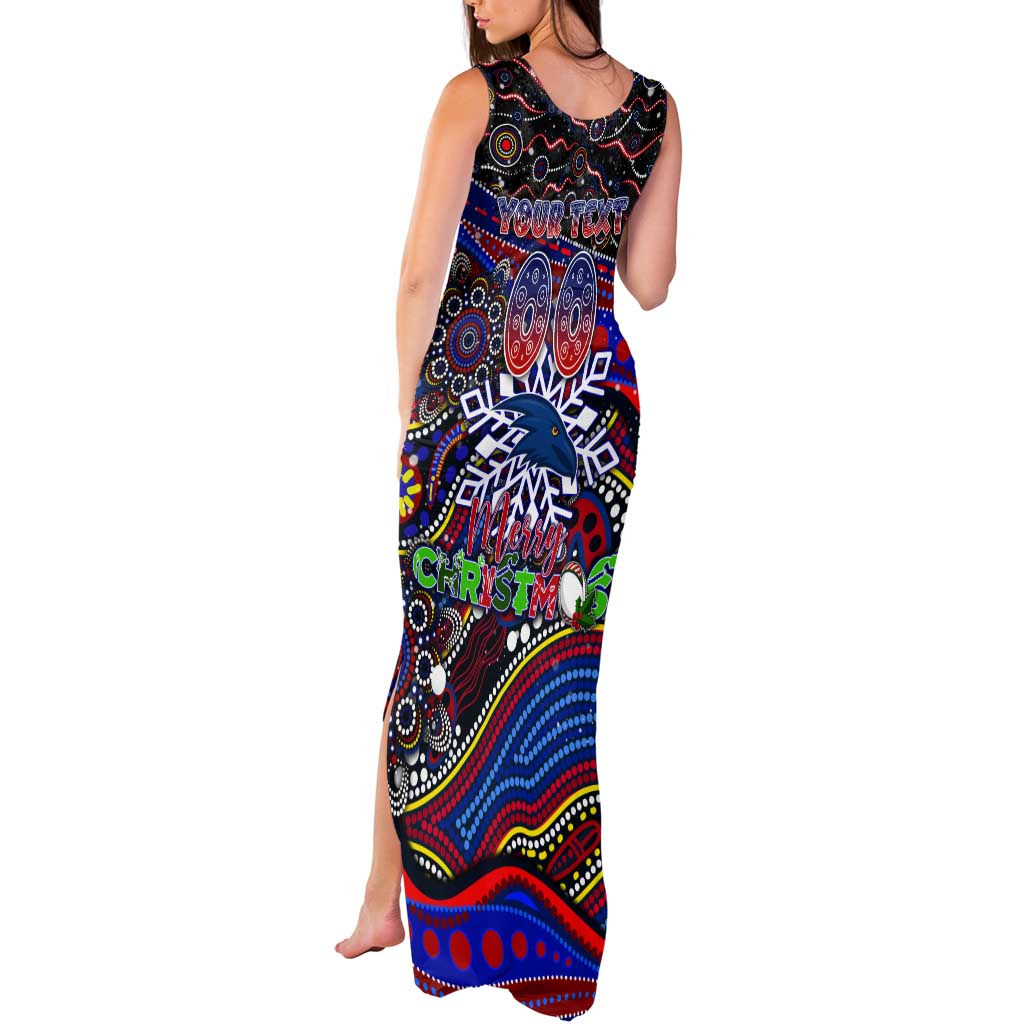 Merry Christmas AFL Adelaide Crows Tank Maxi Dress Aboriginal Santa Football Mascot