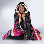 Merry Christmas AFL Brisbane Lions Hooded Blanket Aboriginal Santa Football Mascot