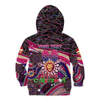 Merry Christmas AFL Brisbane Lions Kid Hoodie Aboriginal Santa Football Mascot