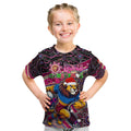 Merry Christmas AFL Brisbane Lions Kid T Shirt Aboriginal Santa Football Mascot