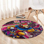 Merry Christmas AFL Brisbane Lions Round Carpet Aboriginal Santa Football Mascot