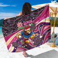 Merry Christmas AFL Brisbane Lions Sarong Aboriginal Santa Football Mascot