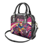Merry Christmas AFL Brisbane Lions Shoulder Handbag Aboriginal Santa Football Mascot