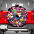 Merry Christmas AFL Brisbane Lions Spare Tire Cover Aboriginal Santa Football Mascot