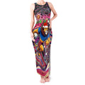 Merry Christmas AFL Brisbane Lions Tank Maxi Dress Aboriginal Santa Football Mascot