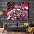 Merry Christmas AFL Brisbane Lions Tapestry Aboriginal Santa Football Mascot