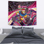 Merry Christmas AFL Brisbane Lions Tapestry Aboriginal Santa Football Mascot