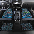 Merry Christmas AFL Carlton Blues Car Mats Aboriginal Santa Football Mascot