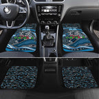 Merry Christmas AFL Carlton Blues Car Mats Aboriginal Santa Football Mascot
