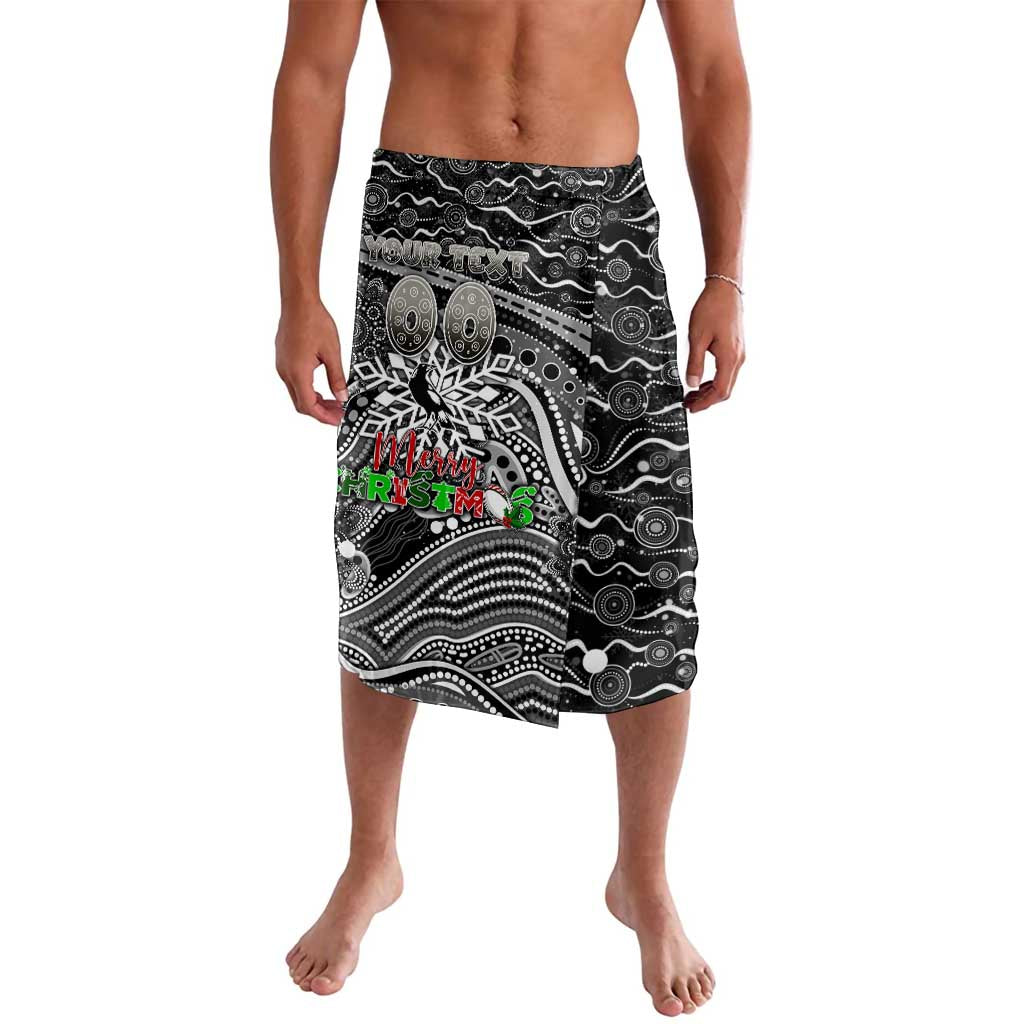 Merry Christmas AFL Collingwood Magpies Lavalava Aboriginal Santa Football Mascot