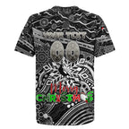 Merry Christmas AFL Collingwood Magpies Rugby Jersey Aboriginal Santa Football Mascot