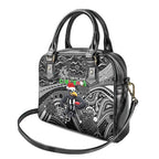 Merry Christmas AFL Collingwood Magpies Shoulder Handbag Aboriginal Santa Football Mascot