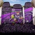 Merry Christmas AFL Fremantle Freo Back Car Seat Cover Aboriginal Santa Football Mascot