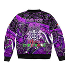 Merry Christmas AFL Fremantle Freo Bomber Jacket Aboriginal Santa Football Mascot