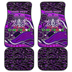 Merry Christmas AFL Fremantle Freo Car Mats Aboriginal Santa Football Mascot
