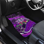 Merry Christmas AFL Fremantle Freo Car Mats Aboriginal Santa Football Mascot