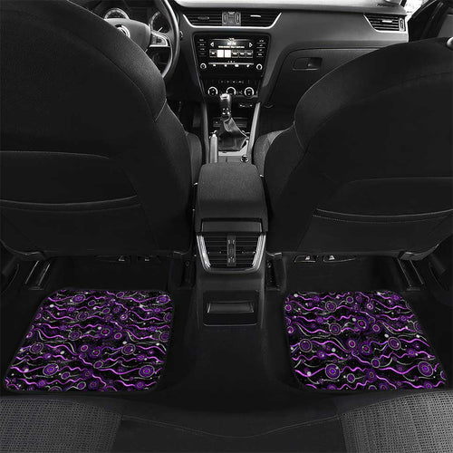 Merry Christmas AFL Fremantle Freo Car Mats Aboriginal Santa Football Mascot