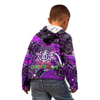 Merry Christmas AFL Fremantle Freo Kid Hoodie Aboriginal Santa Football Mascot