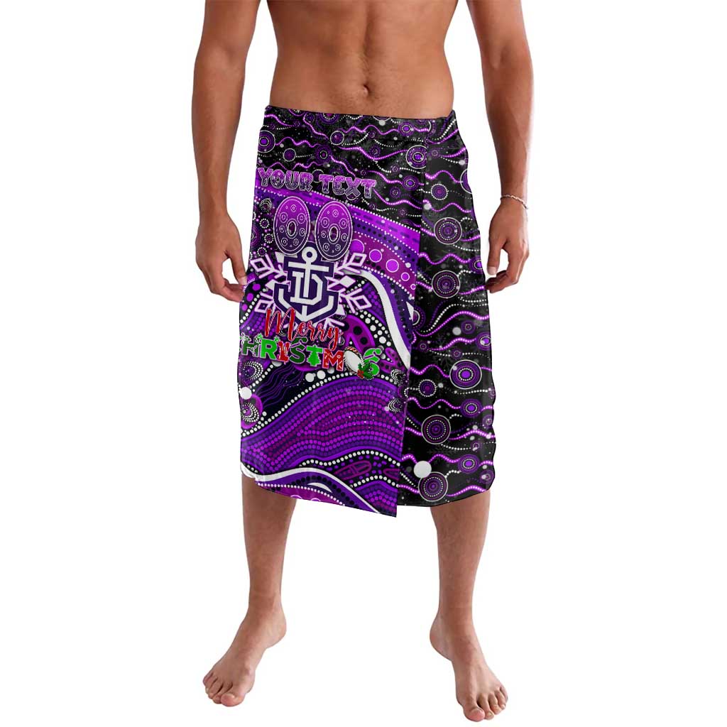 Merry Christmas AFL Fremantle Freo Lavalava Aboriginal Santa Football Mascot