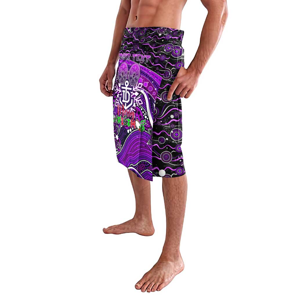 Merry Christmas AFL Fremantle Freo Lavalava Aboriginal Santa Football Mascot