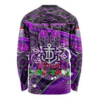 Merry Christmas AFL Fremantle Freo Long Sleeve Shirt Aboriginal Santa Football Mascot