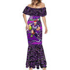 Merry Christmas AFL Fremantle Freo Mermaid Dress Aboriginal Santa Football Mascot