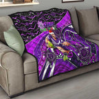 Merry Christmas AFL Fremantle Freo Quilt Aboriginal Santa Football Mascot