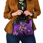 Merry Christmas AFL Fremantle Freo Shoulder Handbag Aboriginal Santa Football Mascot