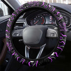 Merry Christmas AFL Fremantle Freo Steering Wheel Cover Aboriginal Santa Football Mascot