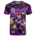 Merry Christmas AFL Fremantle Freo T Shirt Aboriginal Santa Football Mascot
