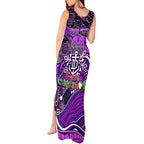 Merry Christmas AFL Fremantle Freo Tank Maxi Dress Aboriginal Santa Football Mascot