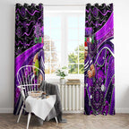 Merry Christmas AFL Fremantle Freo Window Curtain Aboriginal Santa Football Mascot
