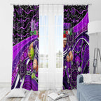 Merry Christmas AFL Fremantle Freo Window Curtain Aboriginal Santa Football Mascot