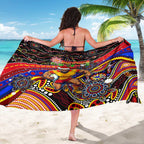 Merry Christmas AFL Gold Coast Suns Sarong Aboriginal Santa Football Mascot