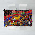Merry Christmas AFL Gold Coast Suns Tablecloth Aboriginal Santa Football Mascot