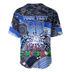 Merry Christmas AFL Kangaroos Baseball Jersey Aboriginal Santa Football Mascot