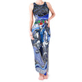 Merry Christmas AFL Kangaroos Tank Maxi Dress Aboriginal Santa Football Mascot