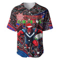 Merry Christmas AFL Demons Baseball Jersey Aboriginal Santa Football Mascot