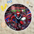 Merry Christmas AFL Demons Beach Blanket Aboriginal Santa Football Mascot